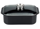 Bräter ELO "Pure Trend", schwarz, B:27cm H:14cm L:40cm, Töpfe, Bräter, Antihaftversiegelung, Induktion