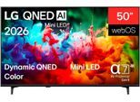 LG QNED-Fernseher "50QNED71B6B", Energieeffizienz: F, bunt (schwarz), 50 ″, Fernseher, QNED-Fernseher