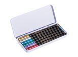edding Filzstifte "Metallic", 6 Stifte