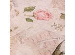 Baumwoll-Canvas "Vintage Rosen", natur-color