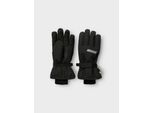 Skihandschuhe NAME IT "NKNSNOW10 GLOVES 3FO NOOS", Damen, Gr. 5, schwarz, Strick, Kunstfaser, unifarben, Handschuhe Skihandschuhe