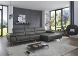 Ecksofa DIE PLANBAR "PN-EM19074, L-Form, Breite 343 cm", torro anthrazit, B:343cm T:193cm, Sofas, Ecksofa, inkl. Sitztiefen- und Kopfteilverstellung
