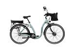 E-Bike TRETWERK "Linea" Gr. 48, blau (hellblau), Elektrofahrräder, 48cm, 28 Zoll (71,12cm), E-Bike, tiefer Einstieg