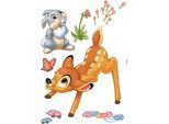 Wandtattoo KOMAR "Bambi - Größe 50 x 70 cm", bunt, B:50cm H:70cm, Folie, Wandtattoos, Wandtattoo, selbstklebend, Wandsticker, Kinderzimmer