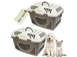 GarPet 2er Set Katzentransportbox Oben Öffnen