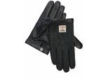 Pearlwood Herren Hebriden-Handschuh Schwarz Oberhand: 100 % Wolle (Harris Tweed)