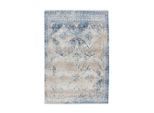 Möbelix , Blau, Creme , Textil , Vintage , rechteckig , 80x150 cm , pflegeleicht ,