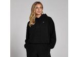MP Damen Fleece-Kapuzenpulli – Schwarz - XL