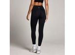 MP Damen Tempo Nahtlos Scrunch Leggings - Schwarz - L
