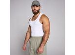 MP Men's Lift Ribbed Muscle Fit Tank - White - XXXL