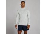 MP Herren Tempo Pillar Graphic Nahtlos 1/4 Zip - Chrom - L