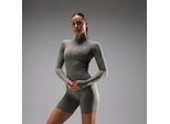 MP Damen Tempo Ultra Seamless Zip-Jacke – Dark Truffle - S