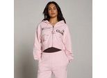 MP Damen Move Club Graphic Leicht Loopback Durchgehender Reißverschluss Hoodie - Blush - L