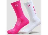 MP Move Club Laufsocken (2er-Pack) - Bonbon Rosa - UK 12-14