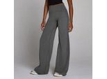 MP Damen Tempo Wide Leg Leggings – Dunkelgrau - XL