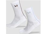 MP Stripe Running Socks (2 Pack) - Milk Chocolate/Denim Blue - UK 9-11