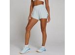 MP Damen Tempo Ultra Pleated Running Short - Blue Aura - XS