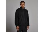 MP Herren Fleece mit 1/4-Reißverschluss – Schwarz - XXL