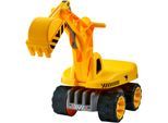 Spielzeug-Bagger BIG "BIG Power Worker Maxi Digger", gelb, Spielzeugfahrzeuge, KinderH:30cm T:32cm, Kunststoff, Spielzeug-Bagger, Aufsitz-Bagger, Made in Germany, H:30cm T:32cm