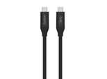 BELKIN USB-Kabel "Connect USB4-Kabel", schwarz, 80cmcm, Kabel, unterstützt Power Delivery und schnelles Laden per „Passthrough“, USB-Kabel