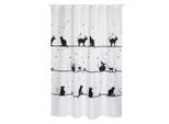 MSV , Schwarz , Textil , Animalprint , 180x200 cm , antibakteriell, wasserundurchlässig, wasserabweisend ,
