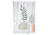 Spirella , Mehrfarbig , Textil , Graphik , 180x200 cm , antibakteriell, wasserundurchlässig, wasserabweisend ,