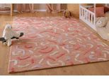 Kinderteppich SMART KIDS "Confetti 2.0", bunt (alt rosa), B:80cm H:16mm L:150cm, Schurwolle, Teppiche, Kinderteppich, Kinder- & Spielteppich, Hoch-Tief-Effekt, Schurwolle, Kinderzimmer