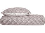 Bettwäsche SCHIESSER "Mabel aus weicher Baumwolle mit abstraktem Muster", grau (taupe), B/L: 135cm x 200cm, 1 Stk., 1 Stk., Renforcé, B/L: 80cm x 80cm, 2 Stk., Renforcé, Obermaterial: 100% Baumwolle, Bettwäsche, Bettwäsche, OEKO-TEX MADE IN GREEN