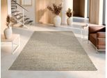 Wollteppich OCI DIE TEPPICHMARKE "COUNTRY HANDWEB", beige, grau, natur, B:70cm H:12mm L:140cm, Obermaterial: 95% Wolle, 5% Polyester, Teppiche, Wollteppich, 95% Wolle, handgewebt, Naturfasern, Wendeteppich, Wohnzimmer