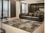Teppich OCI DIE TEPPICHMARKE "WESTSIDE PALUNG", braun (beige, braun, grau), B:140cm H:12mm L:200cm, Obermaterial: 100% Viskose, Teppiche, Teppich, handgeknüpfter echter original Nepal Design Kurzflor Teppich, dezent