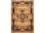 Teppich THEKO "Gabiro 856", beige, B:60cm H:10mm L:90cm, Kunstfaser, Teppiche, Teppich, Kurzflor, Orient-Optik, auch in oval, rund & als Läufer, Wohnzimmer