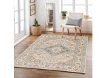 Teppich LIVABLISS "ZURICH", beige (mehrfarbig), B:200cm H:5,1mm L:275cm, Polyester, Teppiche, Teppich