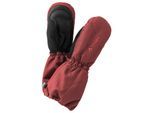 Fäustlinge VAUDE "KIDS SNOW CUP MITTEN III", Jungen, Gr. 4, rot (roteva), Kunstfaser, Handschuhe Fäustlinge, für Kinder, aus wasserdichtem Material, mit weichem Polyamidfutter