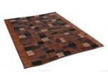 Teppich DIE HAUSKUNST "Niyoncondon" Gr. 35, braun, B:140cm H:4mm L:230cm, Baumwolle, Jute, Teppiche, Teppich, Flachgewebe, handgewebt, mit Fransen