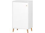 Aktenschrank SCHILDMEYER "Serie 500, Aktenschrank, Made in Germany, B: 51 cm", weiß, B:50,9cm H:92,6cm T:41cm, FSC-zertifizierter Holzwerkstoff, Schränke, Aktenschrank, Solide Verarbeitung - Dieses Produkt ist in Deutschland gefertigt