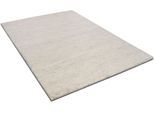 Wollteppich THEKO "Amravati, handgeknüpft", beige (sand), B:150cm H:28mm L:150cm, Wolle, Teppiche, Wollteppich, echter Berber, reine Wolle, auch in rund & als Läufer, Wohnzimmer