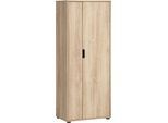 Aktenschrank SCHILDMEYER "Emmik, Aktenschrank, Made in Germany, B: 65 cm", braun (weiß eiche), B:65,1cm H:163,6cm T:41cm, FSC-zertifizierter Holzwerkstoff, Schränke, Aktenschrank, Solide Verarbeitung - Dieses Produkt ist in Deutschland gefertigt