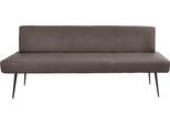 K+W Komfort & Wohnen "Giacomo I Polsterbank" Metallfüsse in schwarz, wahlweise in der Breite 200cm oder 177cm