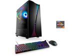 Gaming-PC CSL "ARVENOX L28111", schwarz, Desktop-PCs, Microsoft Windows 11 Home, GeForce RTX 5070, 16 GB RAM 1.000 GB SSD, Gaming-PC, B:19,4cm H:45cm T:38,6cm