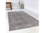 Hochflor-Teppich ESPRIT "Swagger Shag ESP-8866", grau (hellgrau), B:133cm H:30mm L:200cm, Polypropylen, Teppiche, Hochflor-Teppich, Wohnzimmer, Schlafzimmer, uni, waschbar, Antirutsch, gekettelt