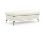 Hocker SIT & MORE "Cabrio, B: 133 cm", weiß (altweiß), B:133cm H:48cm T:72cm, Hocker, Hocker, individuell zu kombinieren, Federkern