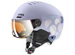 Uvex - Kid's Rocket Junior Visor Mirror S2 - Skihelm Gr 51-55 cm lila/grau