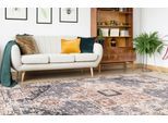 Teppich ARTE ESPINA "Indiana 100", grau (hellgrau), B:160cm H:10mm L:230cm, Baumwolle, Polyester, Teppiche, Teppich, Vintage Optik, Wohnzimmer