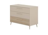 PAIDI Wickelkommode Breit Eefje ¦ beige ¦ Maße (cm): B: 123,5 H: 93,2 T: 57.1