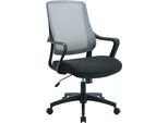 Bürostuhl OTTO HOME "Imperia, komfortabler Schreibtischstuhl", grau (grau, schwarz, schwarz, schwarz), B:61cm H:106cm T:66cm, Stühle, Bürostuhl, im modernen Design