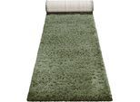 Hochflor-Teppich ESPRIT "YOGI ESP-096", grün, B:80cm H:50mm L:230cm, Polyester, Teppiche, Hochflor-Teppich, Läufer, flauschiger weicher Flor, Wohnzimmer