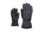 Skihandschuhe ZIENER "SILENI-Z PrimaLoft DAMEN", Damen, Gr. 8,5, schwarz, Kunstfaser, Handschuhe Skihandschuhe, warm durch PrimaLoft, Plüschfutter am Saum