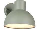 TRIO LEUCHTEN Außen-Wandleuchte "ELBE, Fassadenbeleuchtung Downlight, exkl 1x E27 max 10W, Outdoor IP44", grün, 1, Ø 20cm H: 18,5cm, 1 Stk., Leuchten, Hauswand Leuchte aus Druckguss Aluminium, Leuchtmittel wechselbar, Außen-Wandleuchte