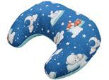 Stillkissen TUPTAM "Stillkissen Baby Stillkissen Klein mit Baumwoll-Bezug", Baby, grün (schlafende baby tiere, dunkelblau, mint), Obermaterial: 100% Baumwolle CO., Funktionskissen Stillkissen