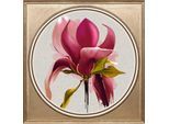 Acrylglasbild QUEENCE "Magnolie", bunt (farbe bild(er): bunt), B:40cm H:40cm T:3cm Ø:56,57cm, Bilder, Acrylglasbild, Fine Art-Print in Galeriequalität